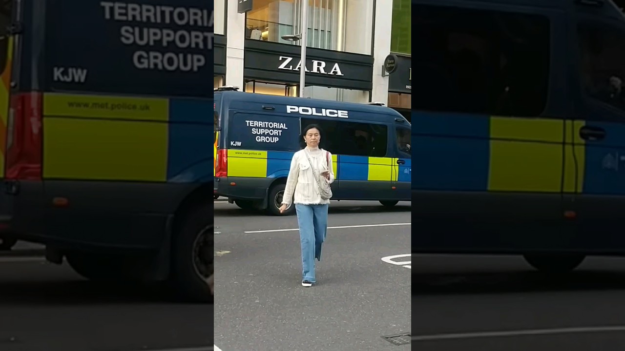 What is Territorial Support Group? Kensington High Street London England UK