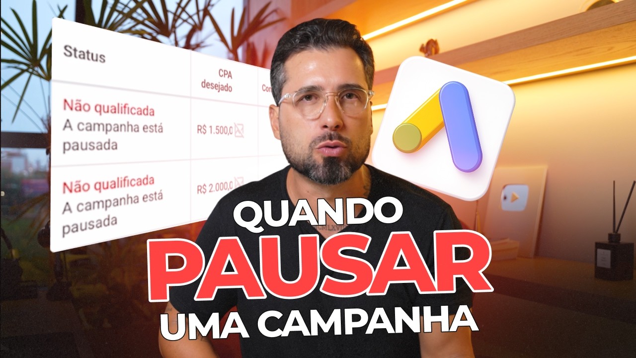 QUANDO É A HORA DE PAUSAR UMA CAMPANHA NO GOOGLE COMO AFILIADO