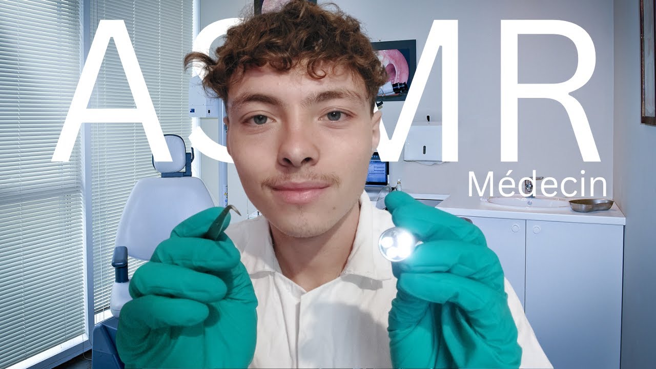 ASMR: Roleplay👂Médecin ORL nettoyage intensif des oreilles👂