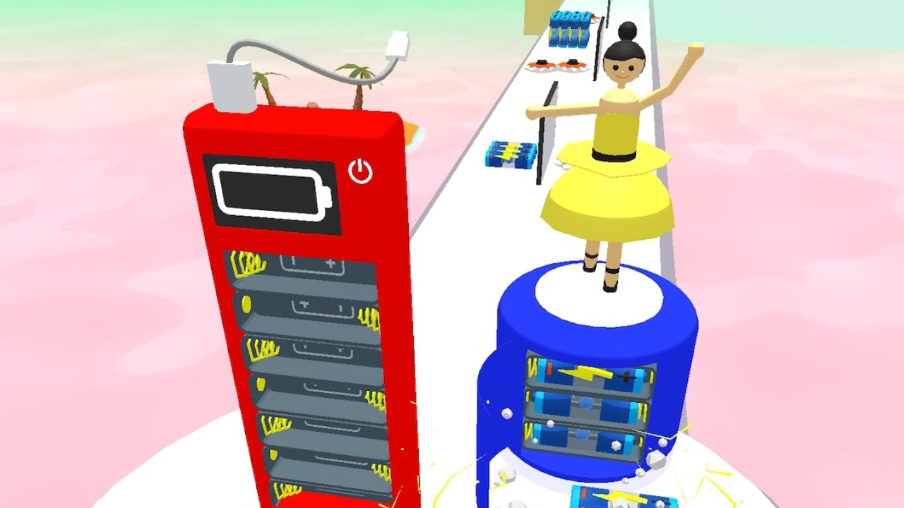 Battery Run 3D - All Levels Gameplay Android, iOS
