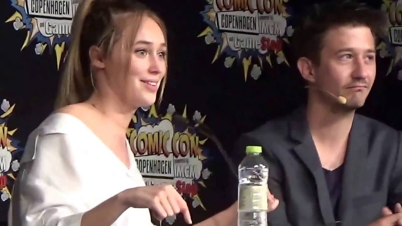 Alycia at the Copenhagen Comic Con Panel Sunday (part 1)
