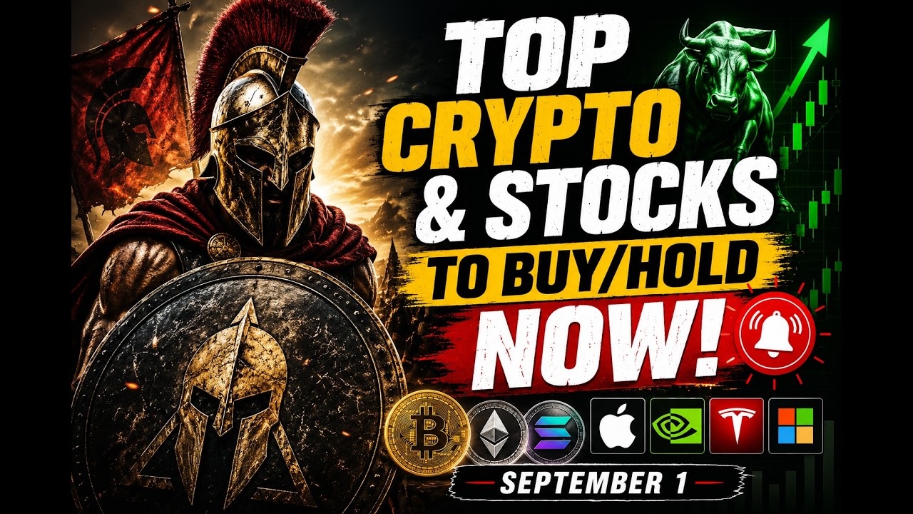 TOP STOCKS & CRYPTO TO BUY/HOLD NOW! 🚨 | SEPTEMBER 1