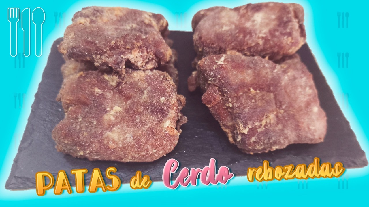 Patas de cerdo rebozadas  🐷