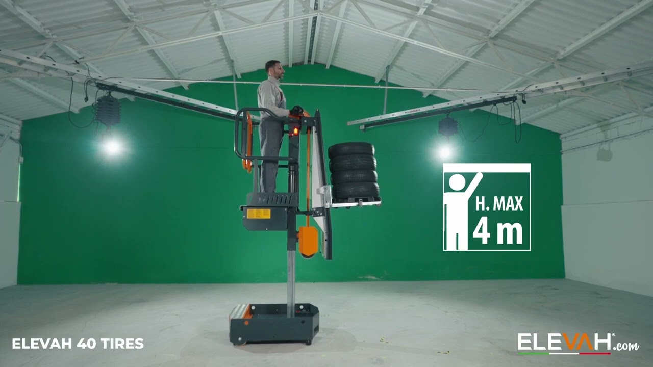 ELEVAH 40 TIRES | Carretilla elevadora de recogida para neumáticos