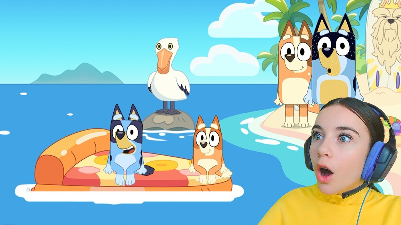 LAS AVENTURAS DE BLUEY Y BINGO EN LA PLAYA! Bluey: ¡Juguemos!