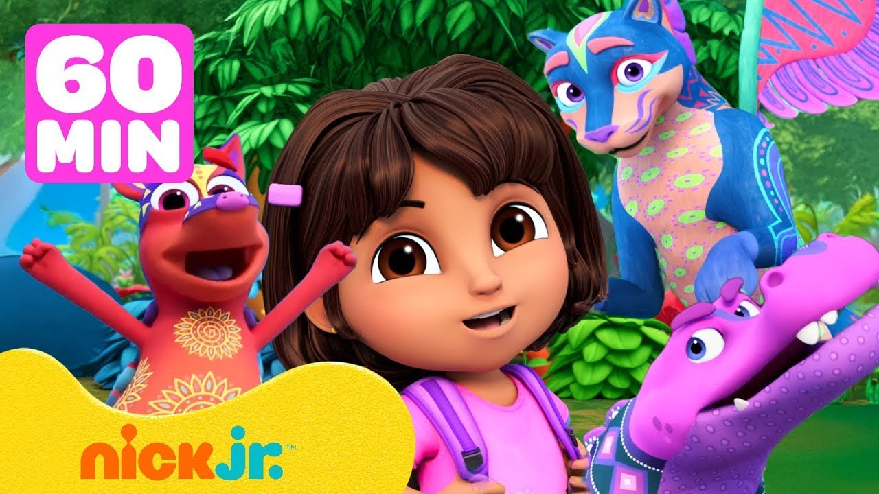 Dora en haar magische wezensvrienden! ✨ 60 minuten | Nick Jr. Nederlands