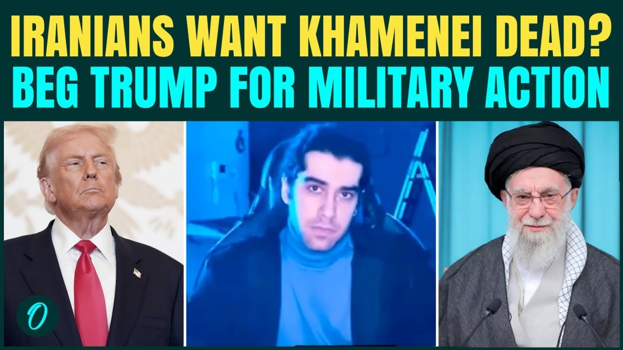 Trump to KILL Khamenei? Iranian Man BEGS Trump to ATTACK Iran? Khamenei Faces Anger Over Crackdown