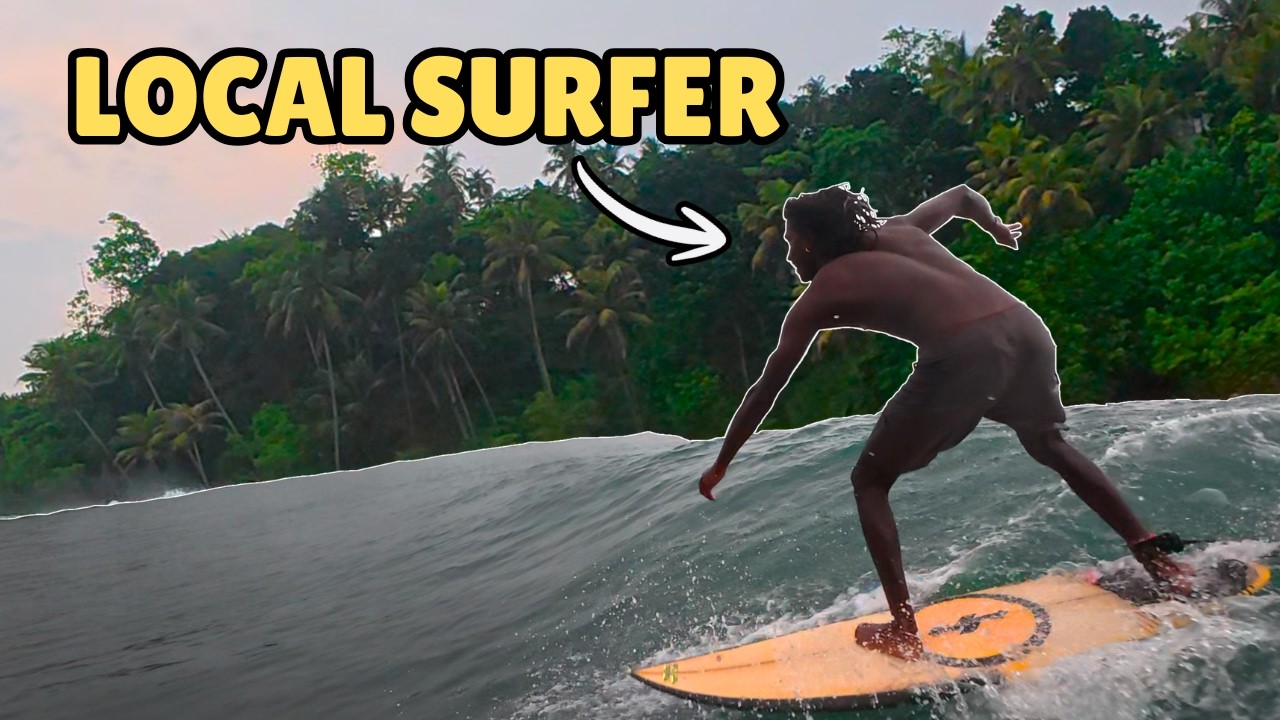 CE LOCAL ME DROP LA VAGUE ! 🤯 ( spot de Mirissa au Sri Lanka 🇱🇰 )