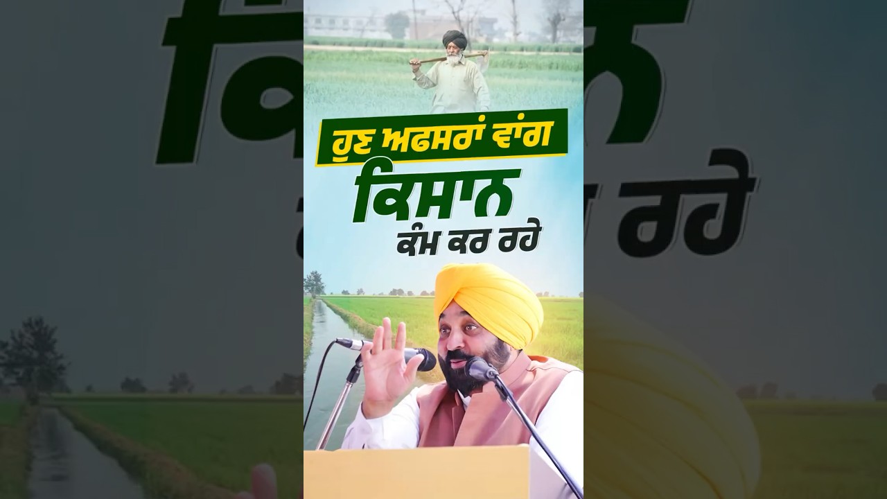 ਪੰਜਾਬ ਹੁਣ ਤਰੱਕੀ ਦੇ ਰਾਹ 'ਤੇ ਹੈ | Bhagwant Mann | #Shorts