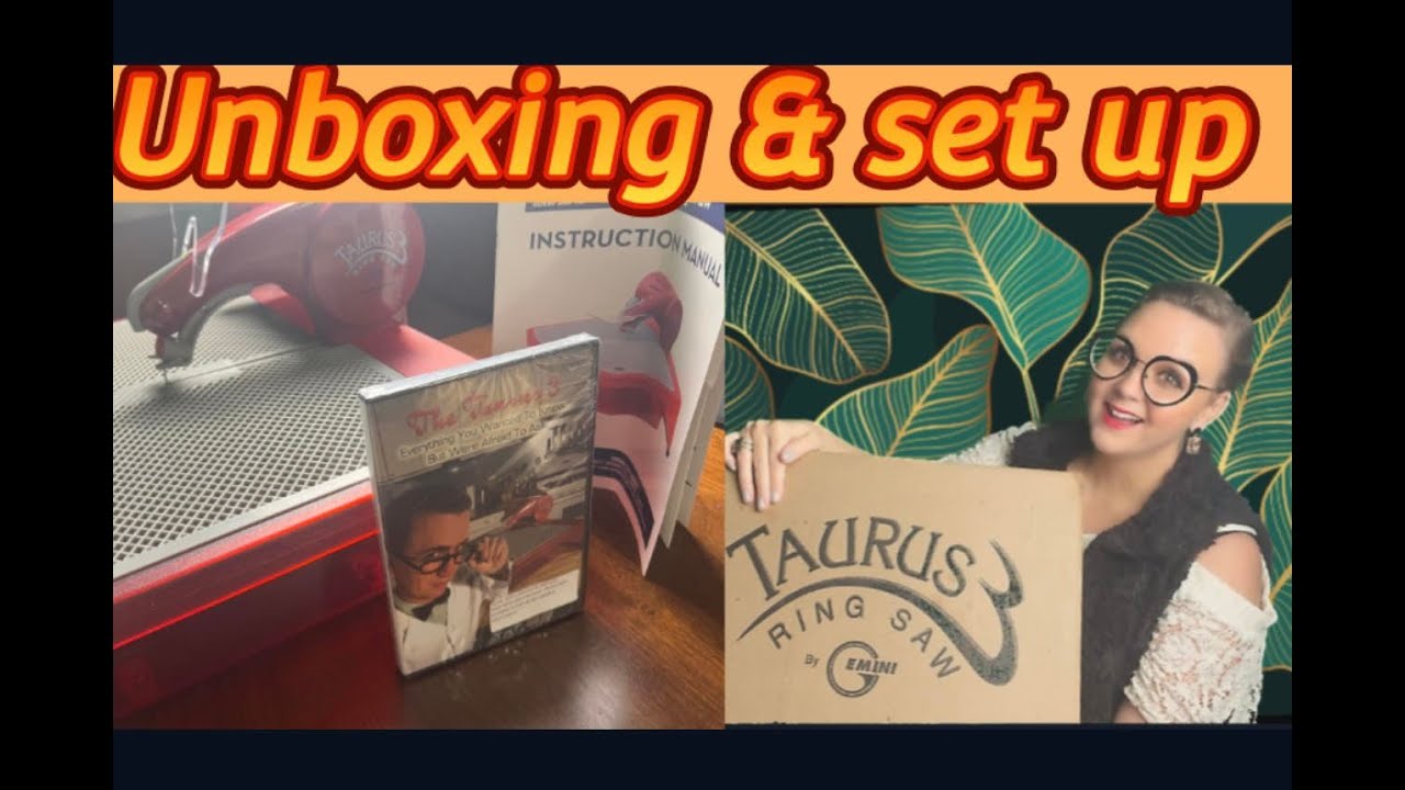 Unboxing & Setting Up the Taurus 3 Ring Saw  Art & Stained Glass #Unboxing #Craft #StainedGlass