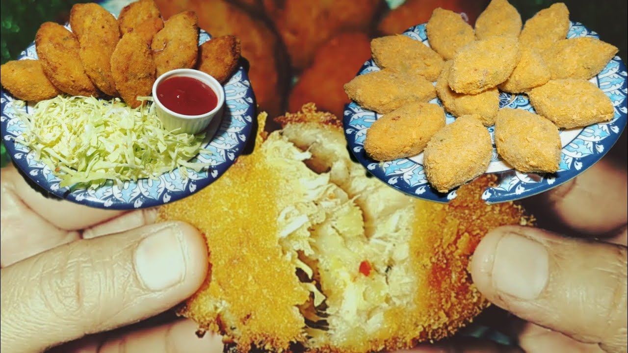 Chinese Chicken Croquettes Recipe | Chinese Snacks Recipe by @yourperfectplate