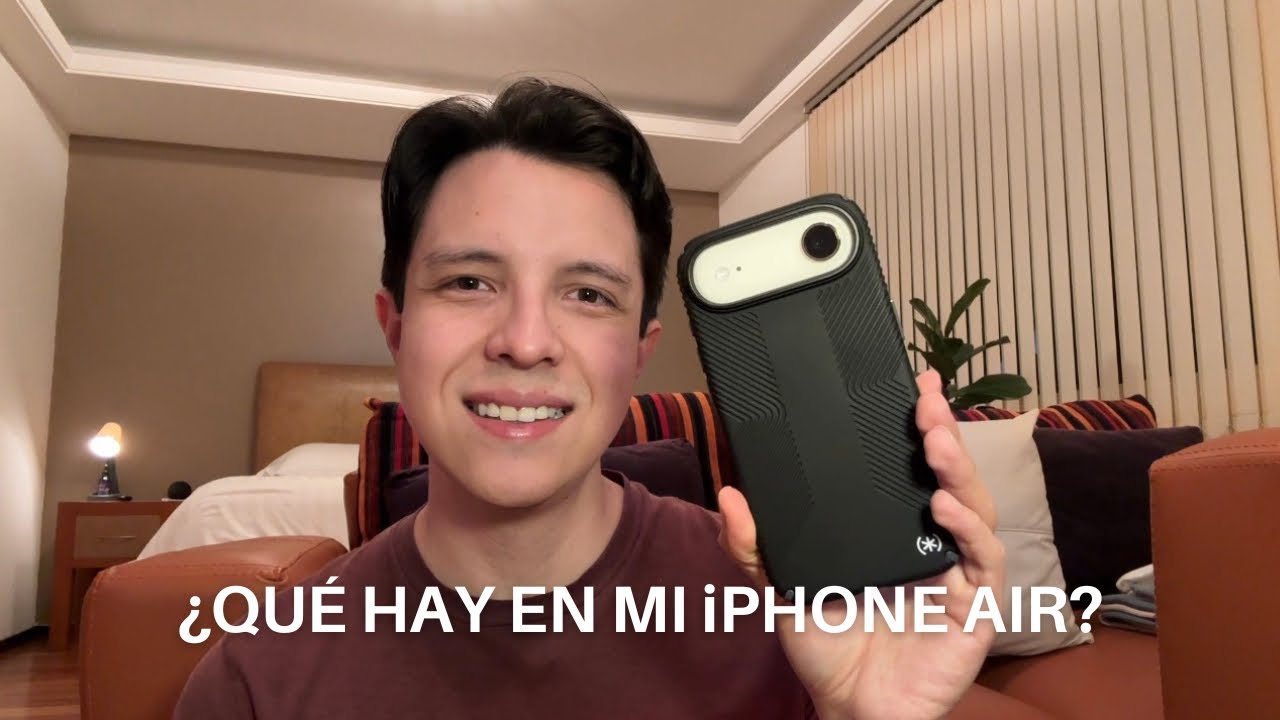 ¿Qué hay en mi iPhone? 📱 iPhone Air 💌 Dorado | Alan Garduño