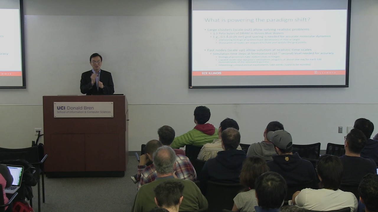"Innovative Applications and Technology Pivots - A Perfect Storm in Computing" Wen-mei W. Hwu