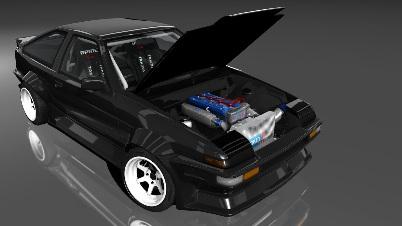 Reclaiming my Throne! 👑 (Assetto Corsa EK Hakone Turnpike DH AE86 Tuned 3:24:563 WORLD RECORD!)
