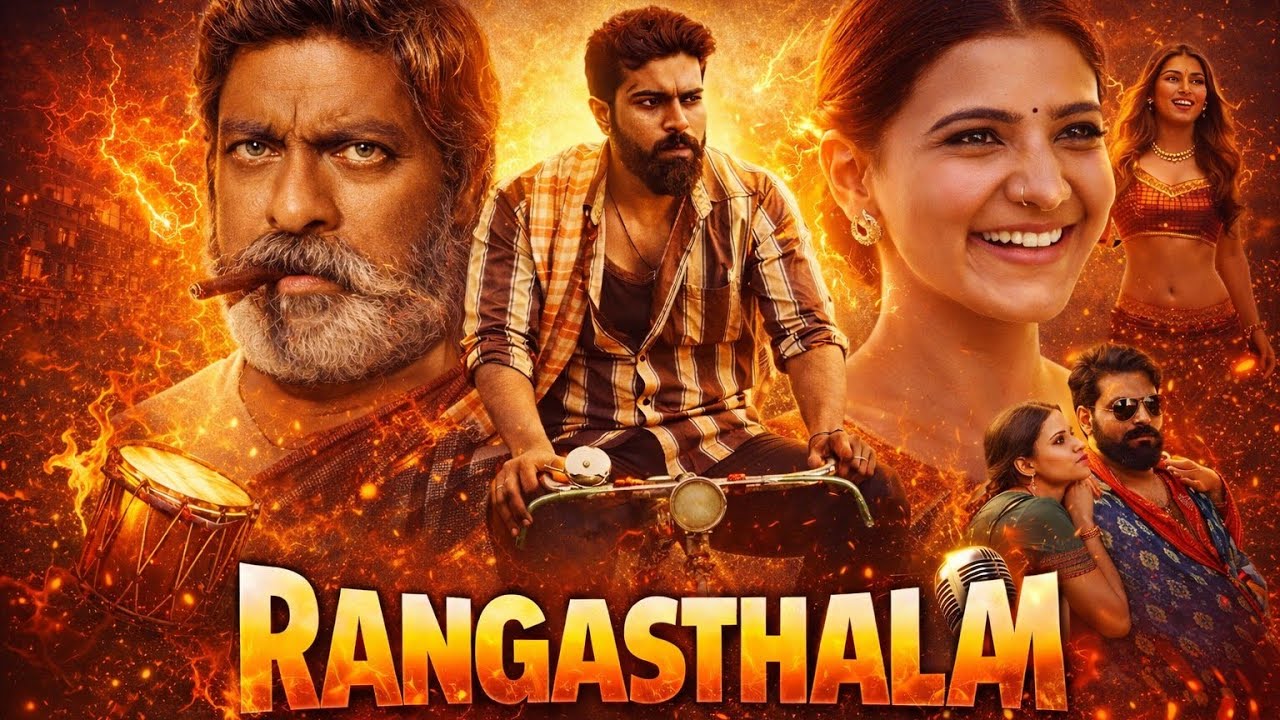  RANGASTHALA | Ram Charan, Samantha |New (2026) Released Hindi Action Crime Thriller Movie |Full HD 