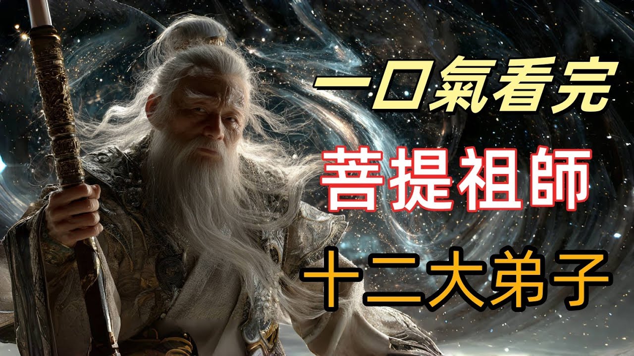 菩提祖師的十二位恐怖弟子！孫悟空竟然只有第十！如來佛祖、地藏王、東海龍王全是他師兄！你根本沒看懂的《西遊記》