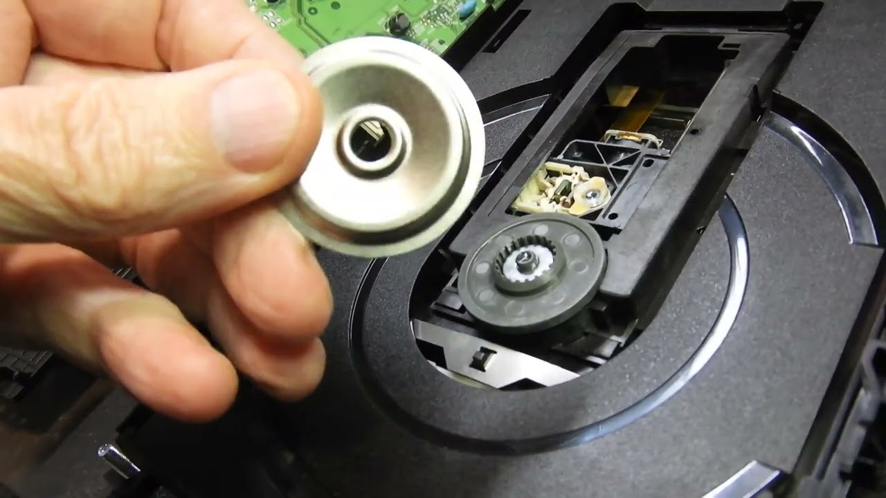 Meridian 507 - 24 CD Player which has no laser emission and some leaky capacitors. Very quirky build