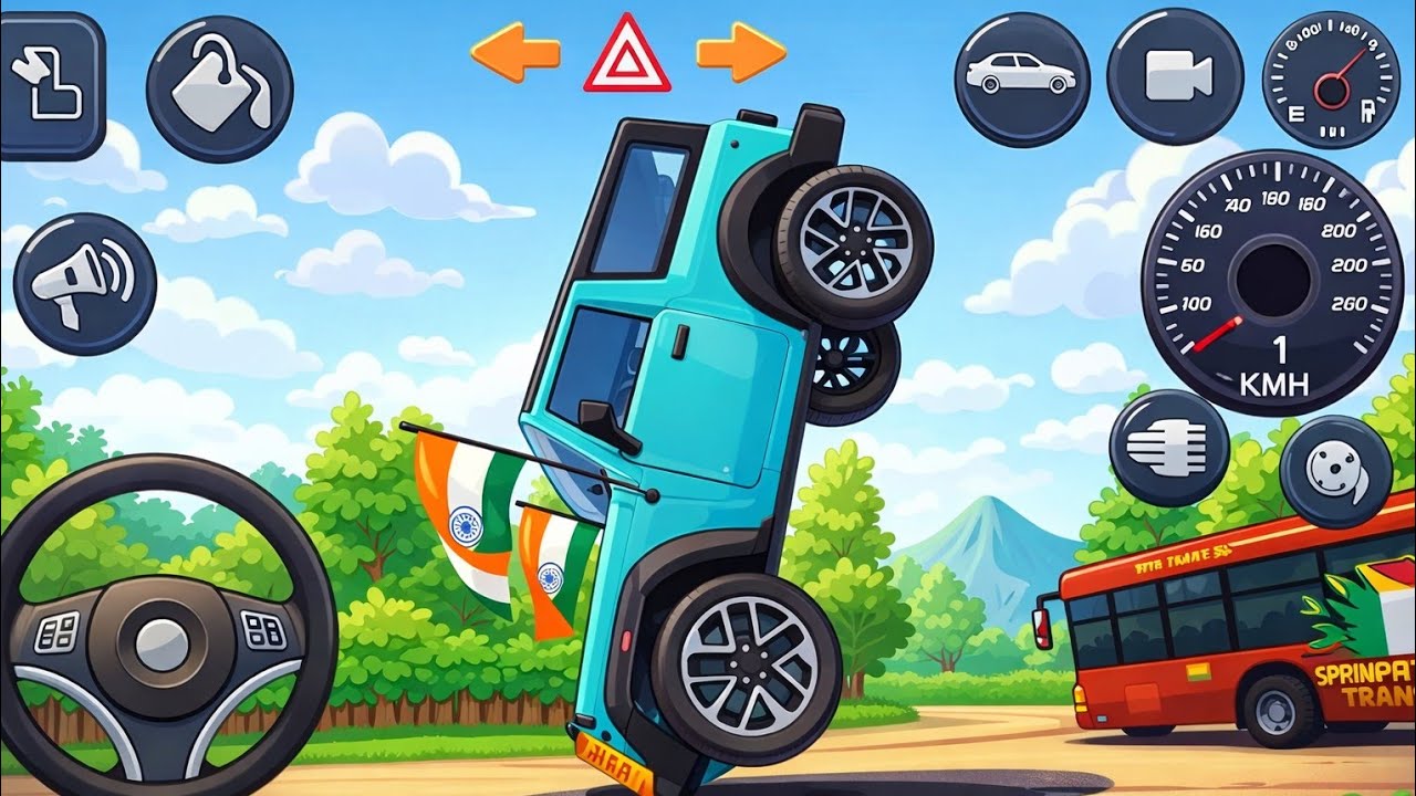 Modified Mahindra Thar😈Games:Indian Blue Thar (Gadi Wala Game) Car Game Android Game - #2025