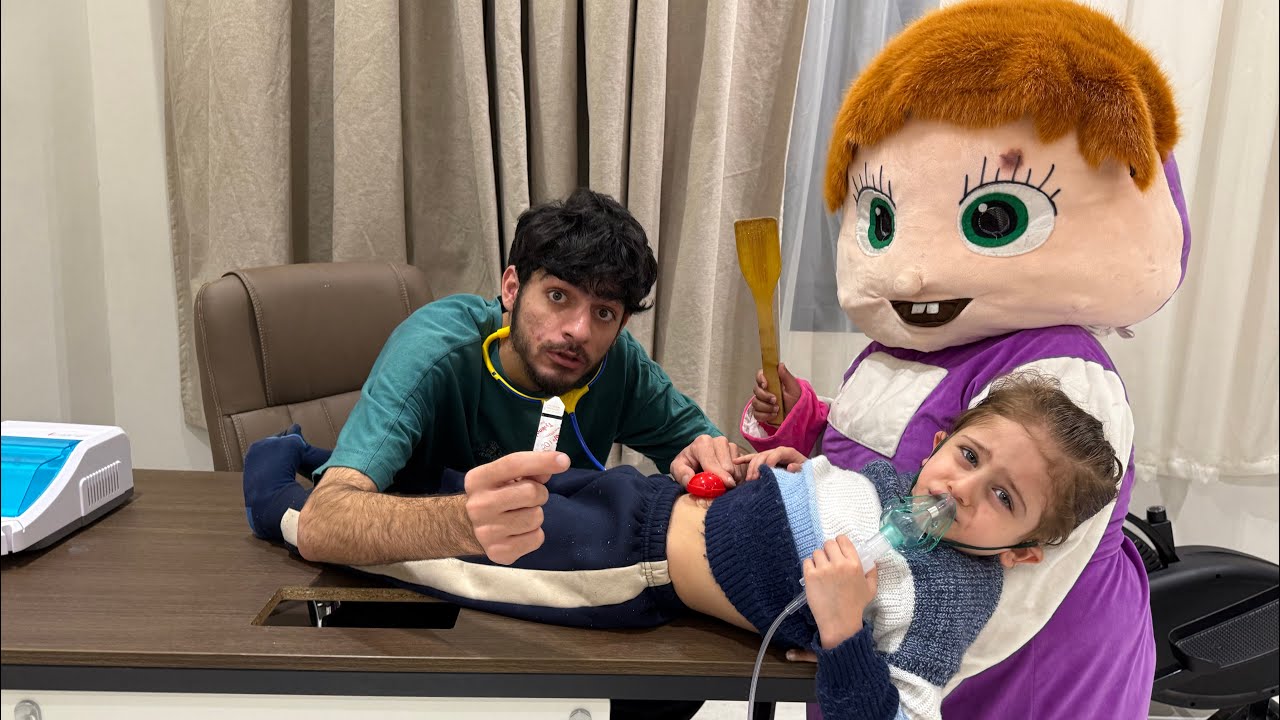 فهودي وديناه عند الدكتور وعطوه ابره 😭💔 |سكتشات فهودي 