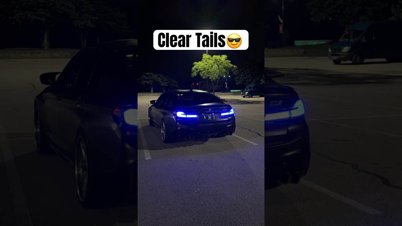 CLEARS😍 #bmw #m5 #f90 #cleartails #taillights