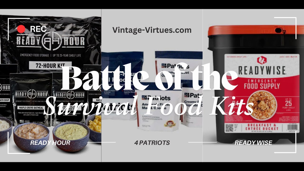 Survival Food Kit Showdown: ReadyWise vs. Ready Hour vs. 4Patriots | Taste Test & Honest Review!