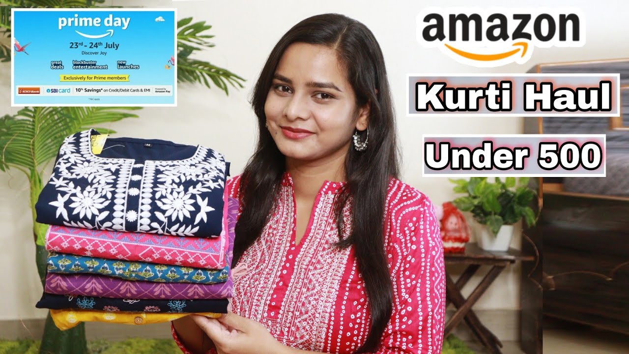 Amazon Kurti Haul Under 500 | Amazon Rakhi/Festive wear Kurti Haul *Only 2 days left in prime sale*