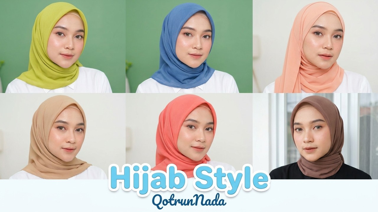 10 GAYA CANTIK SHAWL RAYA TUTORIAL – CARA PAKAI TUDUNG SHAWL SIMPLE CANTIK & RINGKAS – QotrunNada