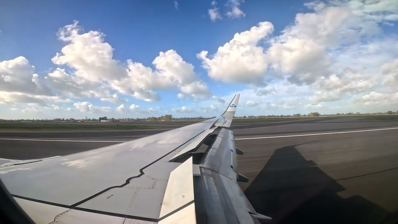 4K Landing: Boeing 737-800 KLM, KL1597 Fiumicino Airport