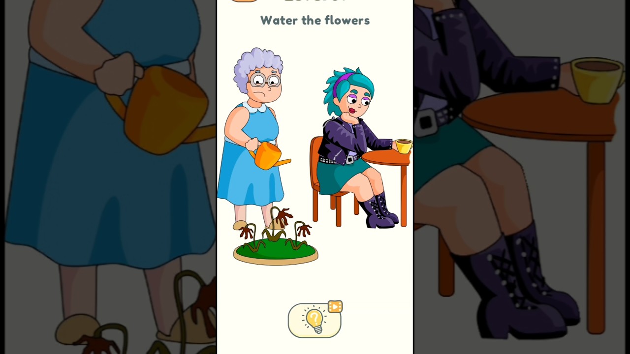 Dop 2 ( Delete one part ) Water the flower🌹#dop2 #viral #shortfeed  #gameplay