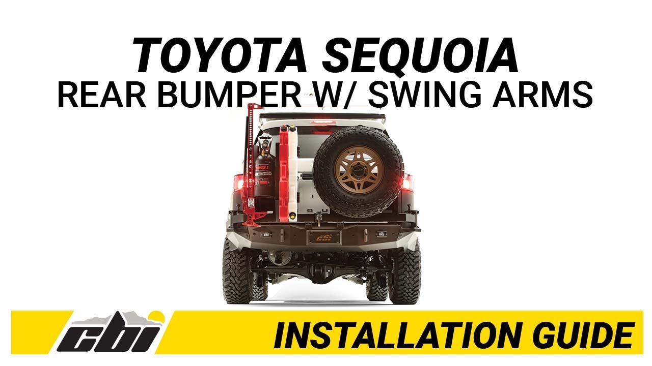 Toyota Sequoia Classic Rear Bumper With Swing Arms | 2023