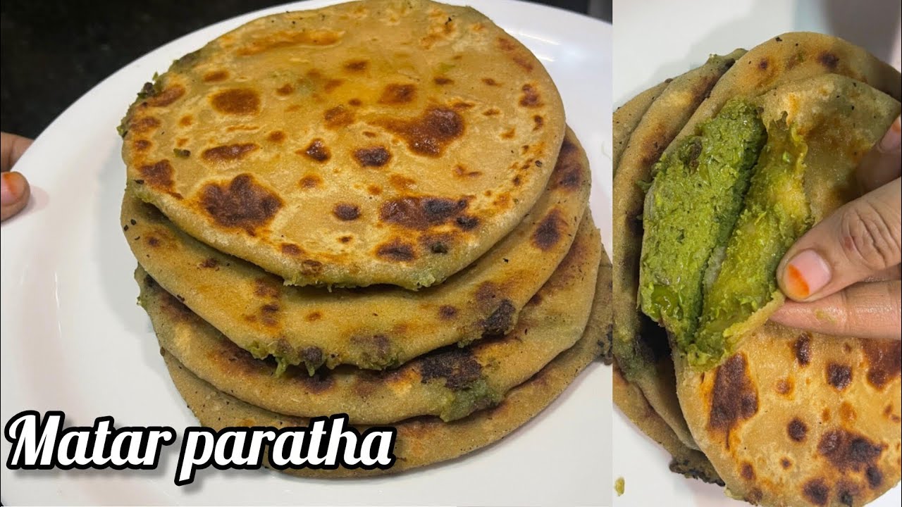 मटर के गरमा गरम पराठे मसालेदार और चटपते पराठे | How To Make Matar Paratha Recipe 