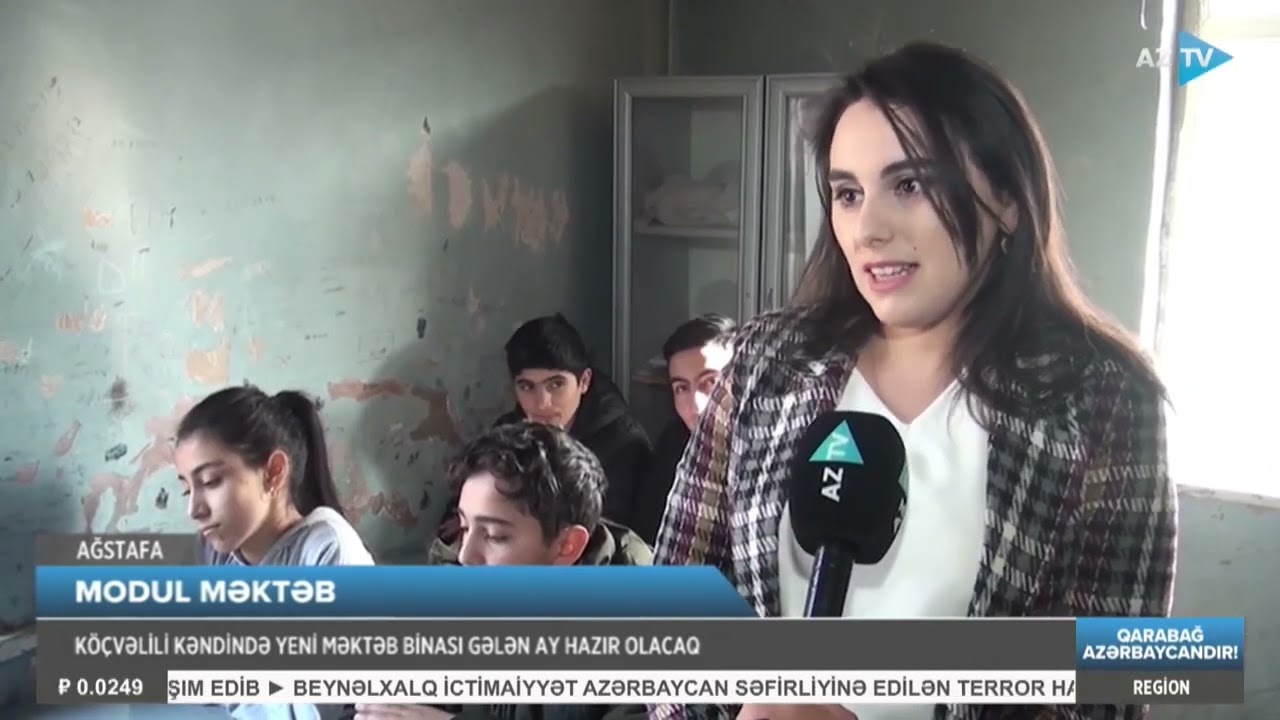 Köçvəlili kəndində quraşdırılan modul tipli məktəb binası yaxın zamanda  istifadəyə veriləcəkdir.