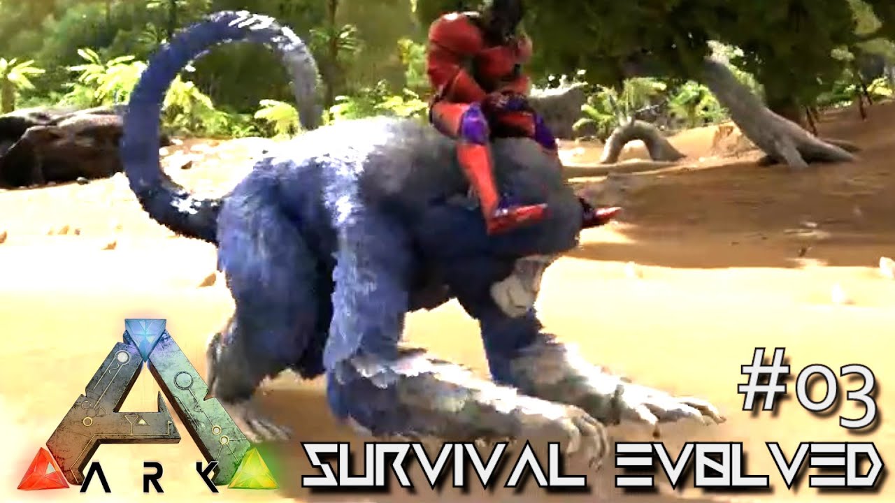ARK: ANNUNAKI GENESIS MOD - GIANT MONKEYS & POISON ARGENTAVIS TAME !!! E03 (Gameplay)