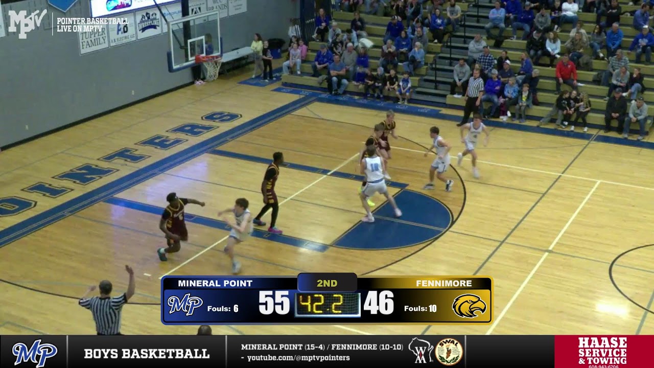 Mineral Point High School vs Fennimore Golden Eagles l Boys Varsity Basketball