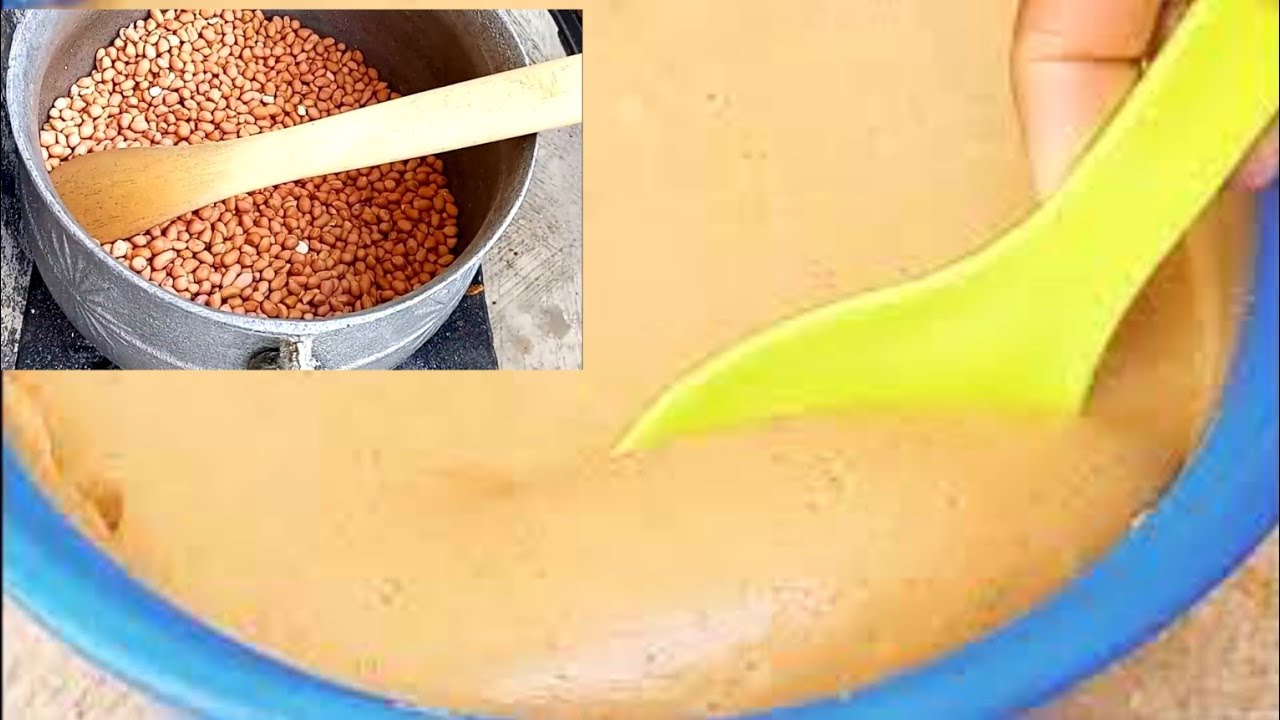 How I Made The Creamiest Peanut Butter / Groundnut Paste At Home In My African Village
