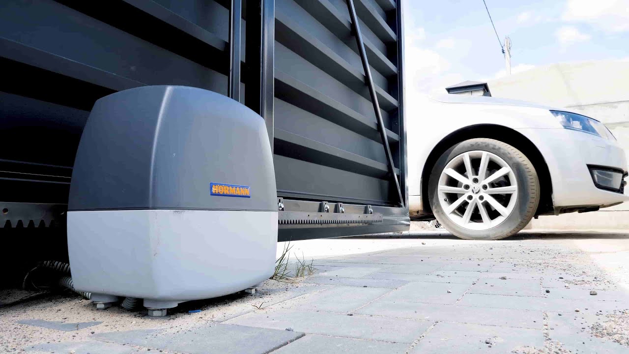 Привод H&ouml;rmann LineaMatic для откатных ворот. Отзыв.