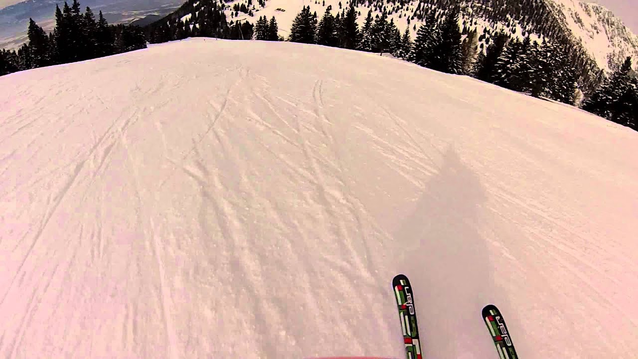 Skiing on Krvavec (SLO) with gopro