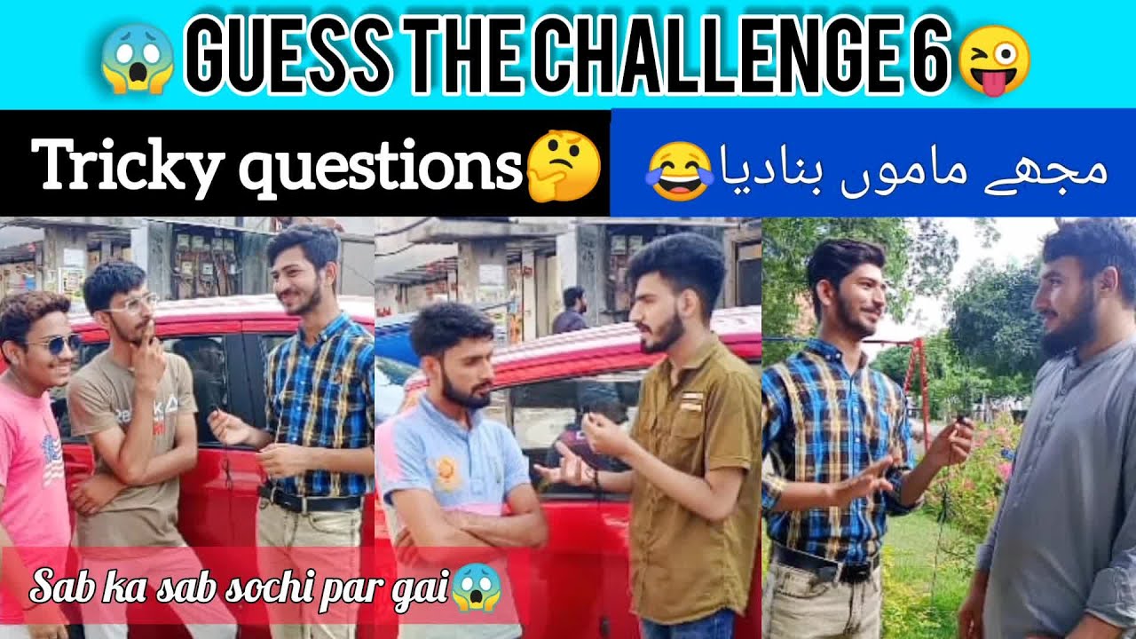 Tricky challenge for public || Common sens questions 😱😱 || By Usman & Hadi