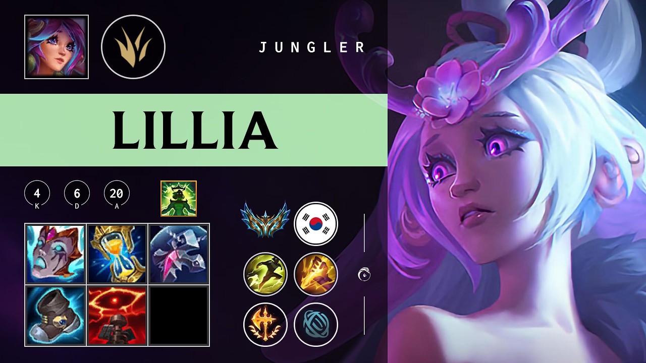 Lillia Jungle vs Nidalee - KR Challenger Patch 26.05