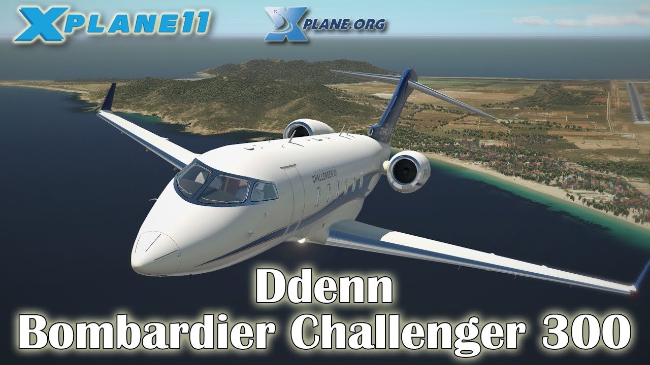 Ddenn - Bombardier Challenger 300 v2 for X-plane 11