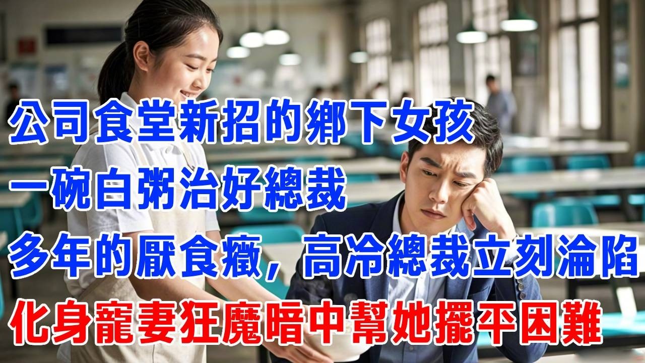 公司食堂新招的鄉下女孩，一碗白粥治好總裁多年的厭食癥，高冷總裁立刻淪陷，化身寵妻狂魔暗中幫她擺平一切困難！#打脸 #正能量 #故事分享 #生活經驗 #职场 #正能量剧情 #原创动画 #原创