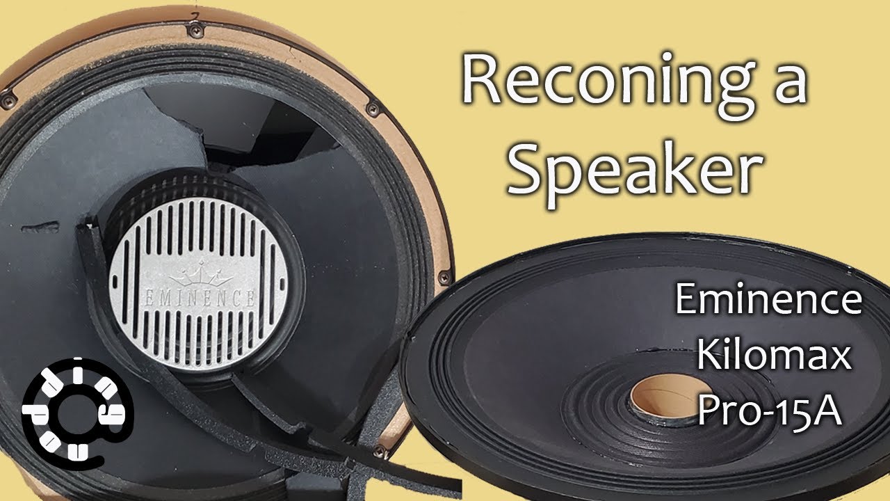 Recone an Eminence Kilomax Pro-15A speaker