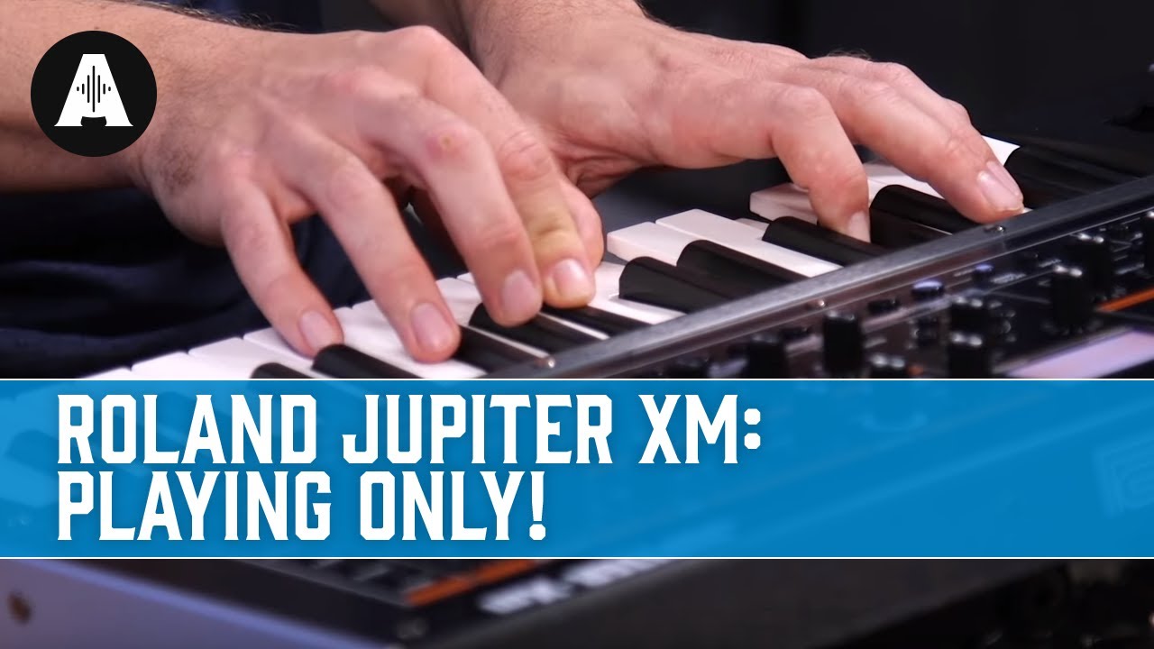 Roland Jupiter XM Synth Demo - Playing Only!
