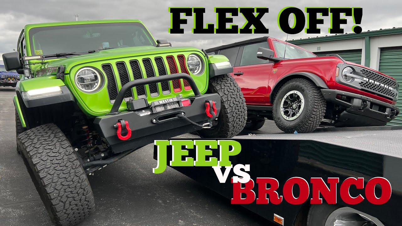 BRONCO против WRANGLER FLEX OFF! Bronco Badlands Sasquatch против JL Rubicon