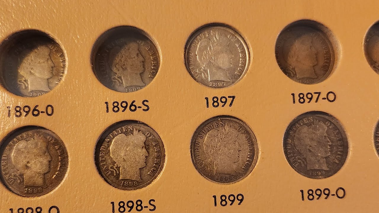Collecting the Barber Dime series (1892-1916) #barberdime