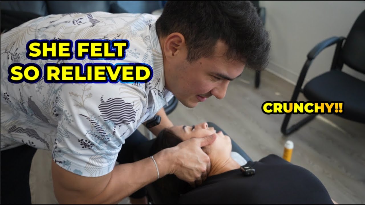 Adjusting A Stressed Out Mom | Full Chiropractic Treatment ft. Prungo Red Light Therapy Module