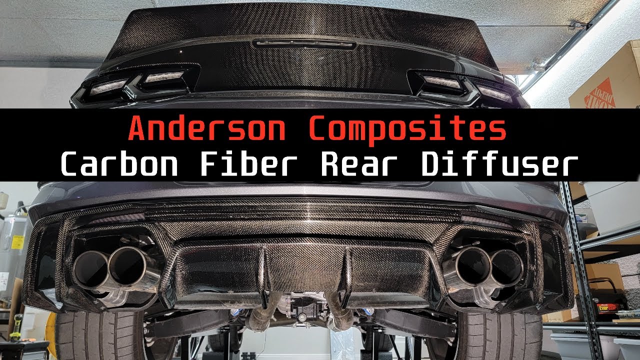 How-To: 2017+ Camaro ZL1 Anderson Composites Carbon Fiber Diffuser Install!