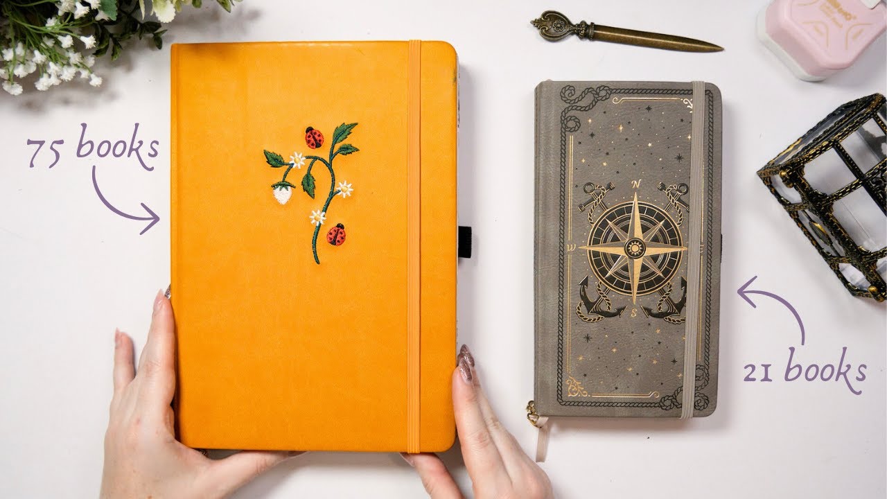 Finished Reading Journal Flip Through 📚 + Annual Reading Stats & Final Updates