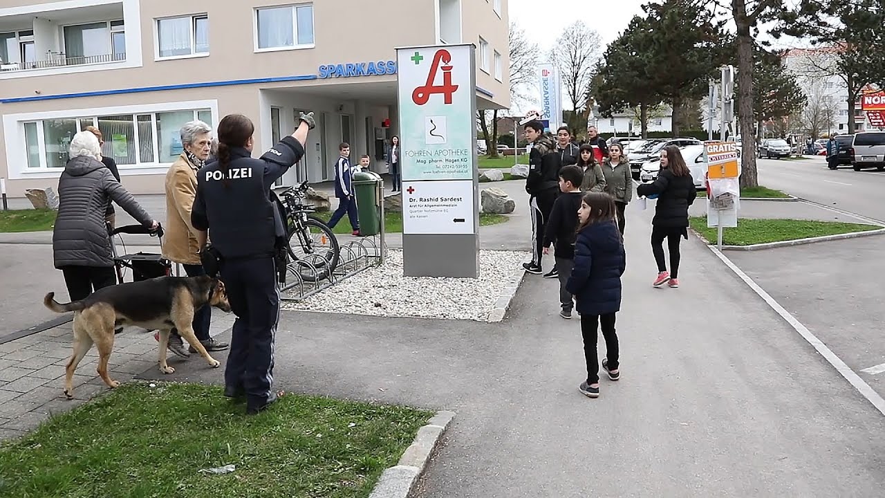Polizei und Cobraeinsatz in Wels
