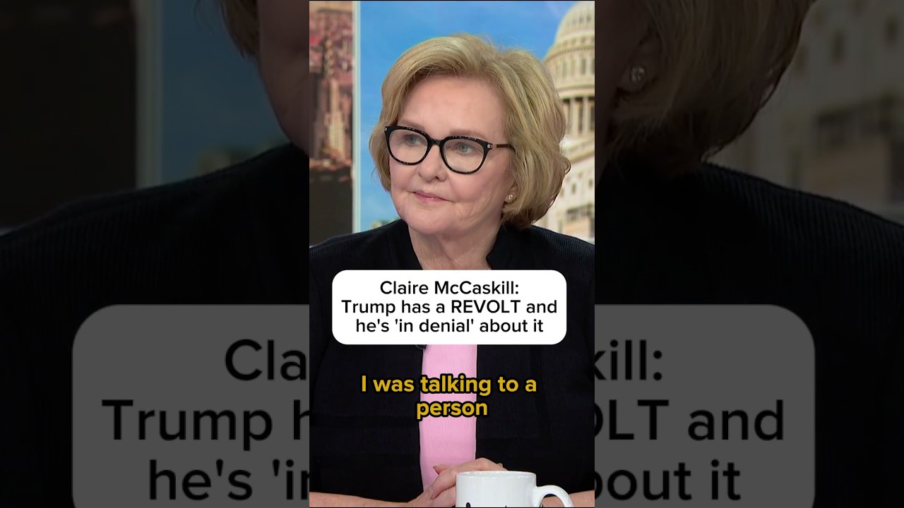 Claire McCaskill: Trump has a REVOLT and he's 'in denial' about it